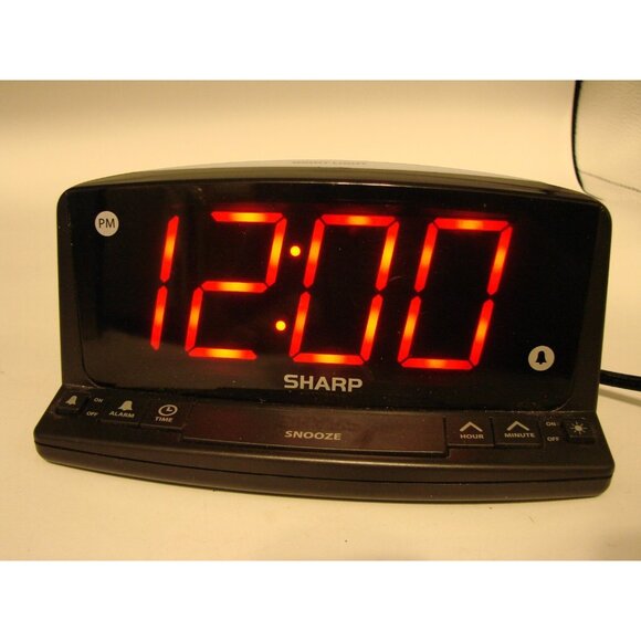 Sharp Other - Sharp Alarm Clock Jumbo Display With Night Light Model No. SPC1225 Cord Electric